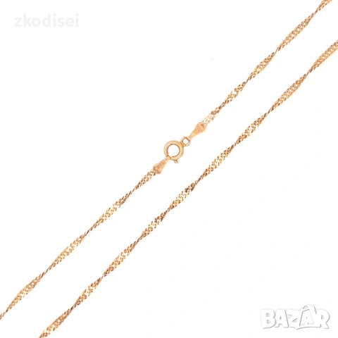 Златен синджир 3,86гр. 55,0см. 14кр. проба:585 модел:37813-2