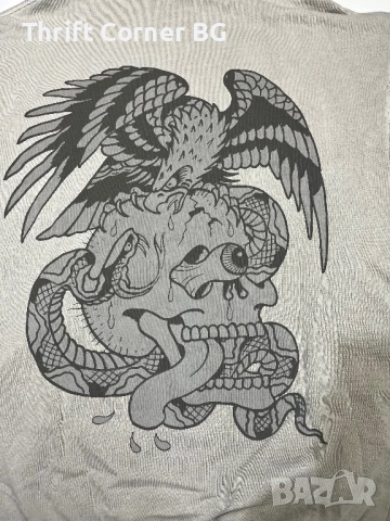 Ed Hardy оригинален мъжки суичър , L размер, снимка 4 - Суичъри - 52329450