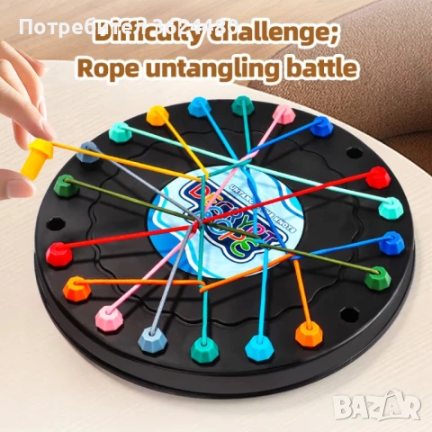 Настолна логическа игра за тренировка на концентрацията и фината моторика 4647, снимка 7 - Образователни игри - 53271223