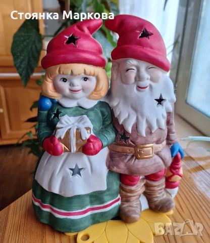 Голям Коледен свещник за чаена свещ, снимка 4 - Коледни подаръци - 52636972