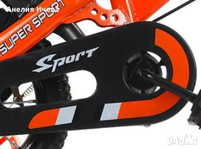 Детски велосипед с противоплъзгащи се гуми и светещи помощни колела , снимка 7 - Велосипеди - 50947895