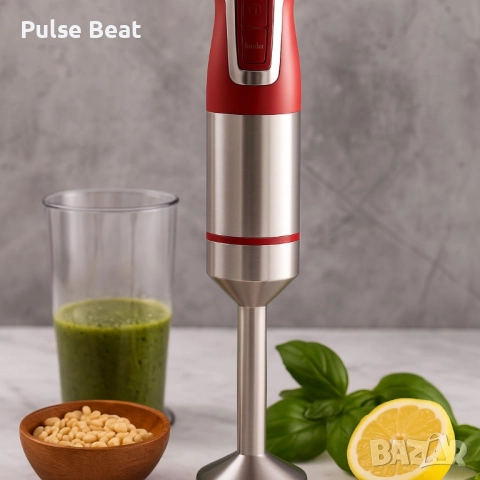 Ръчен пасатор Royalty Line RL-ESTM800, 800W с неръждаема стомана и регулатор на скоростта, снимка 7 - Чопъри и пасатори - 51689973