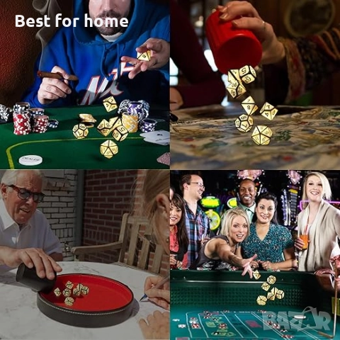 Светещи DND, USB презареждащи се електрически зарове със зарядна кутия, снимка 6 - Други игри - 52184940