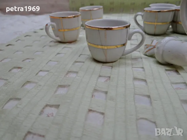 Неползван порцеланов сервиз за греяна ракийца, снимка 7 - Сервизи - 49110473