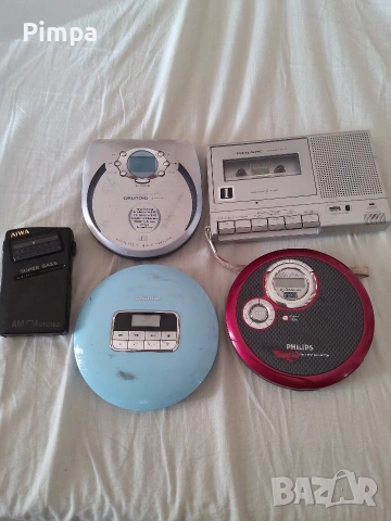 Alwa,Philips, Grundig,discman, radio