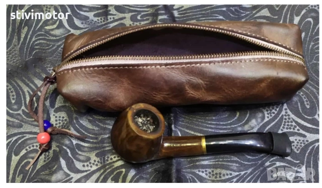 Чантичка , кожена НОВО ,. Цвят кафе., снимка 3 - Други - 52063282