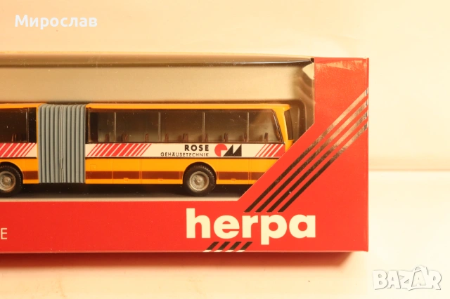 HERPA H0 1/87 SETRA АВТОБУС МОДЕЛ КОЛИЧКА, снимка 3 - Колекции - 53947662