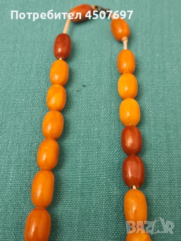 старо Кехлибарено колие., снимка 4 - Колиета, медальони, синджири - 53204247