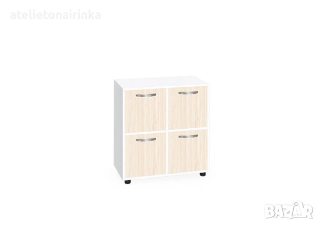 Етажерка Кубо 4 с четири вратички, снимка 8 - Етажерки - 53882562