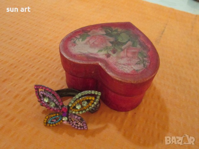 романтична кутия за бижу във форма на сърце, снимка 11 - Романтични подаръци - 26273319