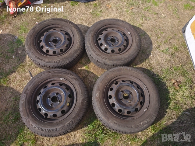 ПРОМО Железни Джанти за Hyundai Toyota KIA 4x100 14 цола.Отлично състояние.