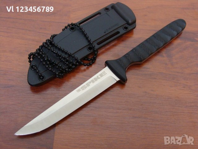 Нож за  скрито носене на врат Cold Steel 53NCT Spike-коремче, снимка 1 - Ножове - 40591643