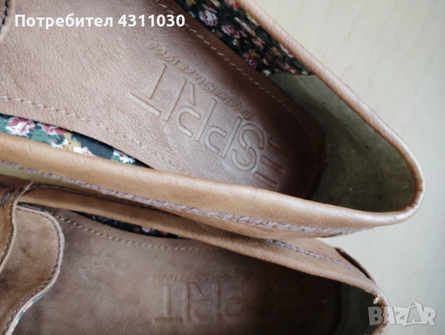 Кожени мокасини Есприт 40 номер, снимка 7 - Дамски ежедневни обувки - 53383504