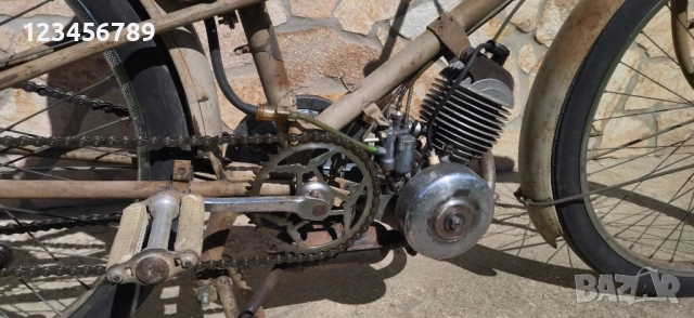 La Motoconfort 1954 г. Колекционерски, автентичен, работещ,оригинален., снимка 10 - Мотоциклети и мототехника - 53899159