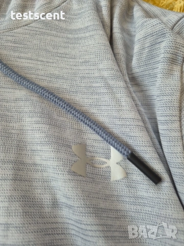 Дамски суичър Under Armour – Women’s XL – с качулка сив heather grey, снимка 4 - Суичъри - 52966027