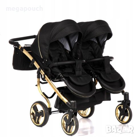 Бебешка количка Junama Mirror Satin Duo 2в1, 3в1 НОВА, снимка 11 - Детски колички - 42081956