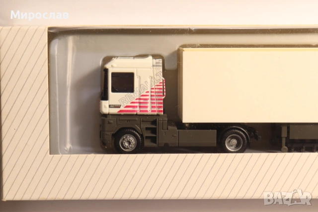 ALBEDO H0 1/ 87 RENAULT MAGNUM KАМИОН МОДЕЛ КОЛИЧКА TIR, снимка 2 - Колекции - 53307358