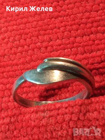 ЕЛЕГАНТЕН СРЕБЪРЕН ПРЪСТЕН СРЕБРО 925 ПРОБА ФИНА МАЙСТОРСКА ИЗРАБОТКА 45724, снимка 9 - Пръстени - 46233102