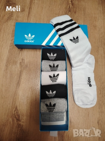ароматизирана кутия чорапи адидас и найк, снимка 2 - Спортни дрехи, екипи - 52183088