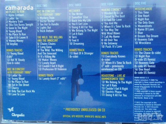 5 CD UFO, снимка 6 - CD дискове - 53294056