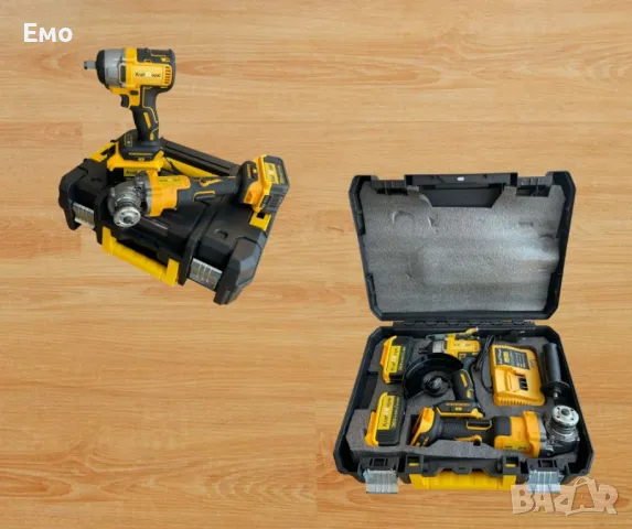 Комплект 2 в 1 акумулаторен гайковерт + ъглошлайф - 36V 8А, снимка 4 - Винтоверти - 48541329