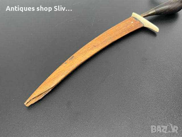 Автентичен индонезийски нож / кама - Ачех. №5143, снимка 8 - Антикварни и старинни предмети - 44630401