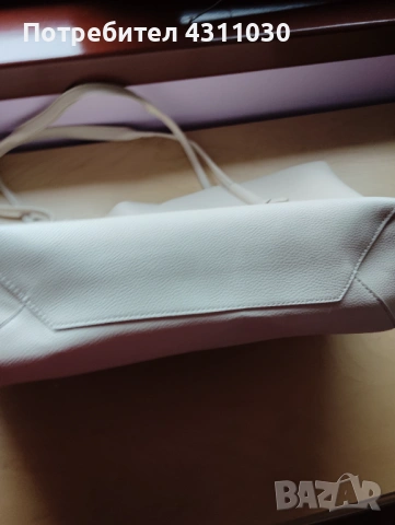 Дамска бежова чанта торба Mango, снимка 5 - Чанти - 53797934