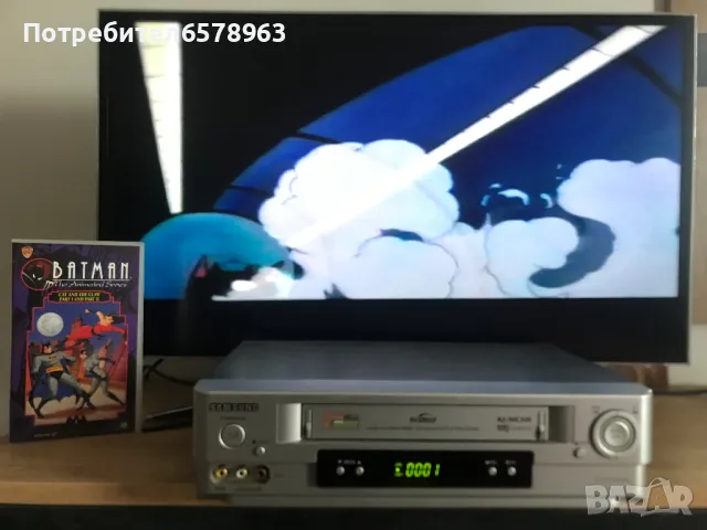 Видеокасета  '' BATMAN '' 1995 VHS, снимка 5 - Анимации - 50228319