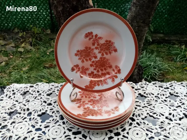 Винтидж японски чинии - 5 бр. 