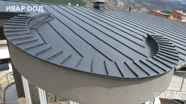 Покривна Ламарина - профил Клик Панел и Двоен фалц, снимка 8 - Строителни материали - 46289269
