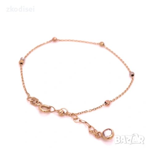 Златна дамска гривна 1,33гр. 14кр. проба:585 модел:35999-5, снимка 2 - Гривни - 53256960