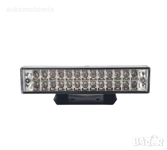 Диодна светлина, Червена, 12V, Бяло стъкло, 1брой - 2048, снимка 2 - Аксесоари и консумативи - 52536147