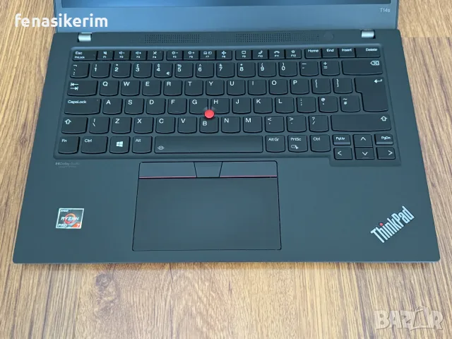 14' Full HD+ Ryzen 7 PRO 6850u Lenovo ThinkPad T14s Gen 3 32GB LPDDR5/512GB NVMe/Radeon 680M/Бат 10ч, снимка 11 - Лаптопи за работа - 56016106