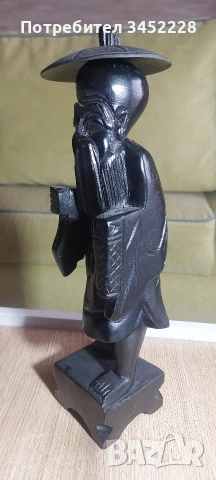 Дърворезба за ценители височина 30см , снимка 3 - Декорация за дома - 53902827