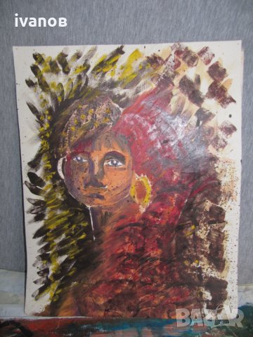 картина лице , снимка 1