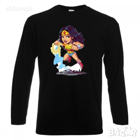 Мъжка тениска DC Wonder Woman Star Wars Игра,Изненада,Подарък,Геймър, , снимка 2 - Тениски - 36808544