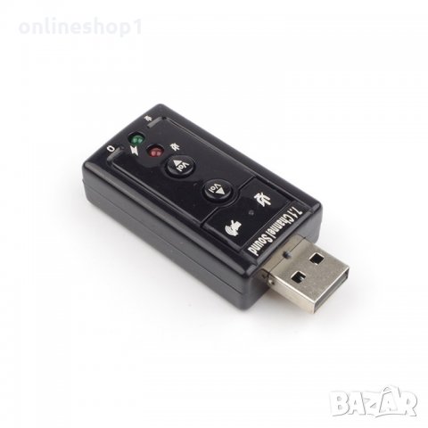 Звукова карта USB Sound Card 7.1, снимка 4 - Други - 29394207
