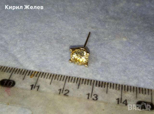 СТРЕБЪРНА ОБЕЦА с ГОЛЯМ ЮВЕЛИРНО ФАСЕТИРАН БЛЕСТЯЩ ПЛАНИНСКИ КРИСТАЛ 39945, снимка 10 - Обеци - 42404168