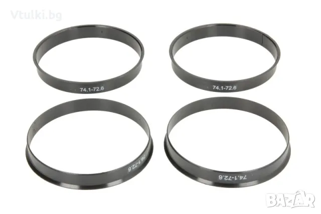74.1 / 72.6 Втулки за джанти ПРОМО - 4бр к/кт - 24ч ДОСТАВКА VTULKI.BG
