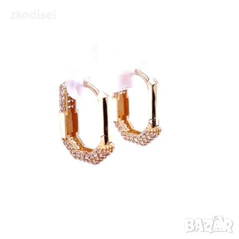 Златни обеци 3,26гр.14кр. проба:585 модел:26664-3, снимка 3 - Обеци - 48156847