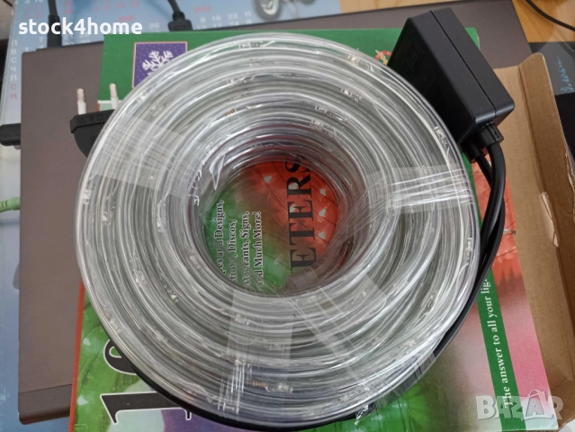 Светещ маркуч 10 метра с 8 режима за коледна украса, Водоустойчив, снимка 7 - Декорация за дома - 52525990