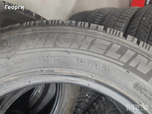 2бр.зимни гуми 205/65/16C Michelin, снимка 5 - Гуми и джанти - 52423050