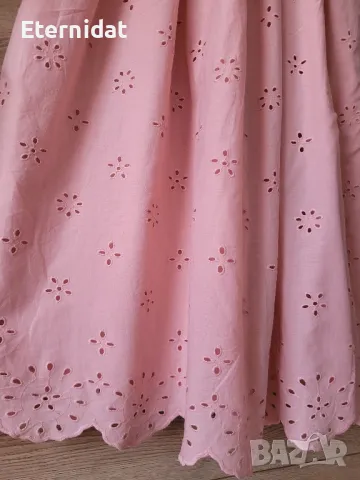 Розова рокля , снимка 2 - Рокли - 49582457