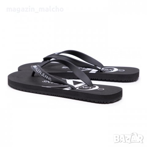 ДЖАПАНКИ - CALVIN KLEIN Monogram Beach Sandal; размери: 41, снимка 2 - Джапанки - 37125045