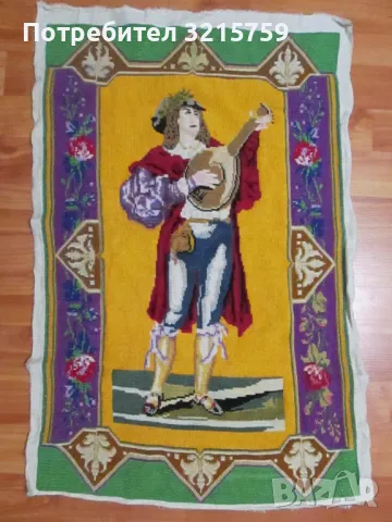 Голям гоблен ,ръчно шит 67х 42см.