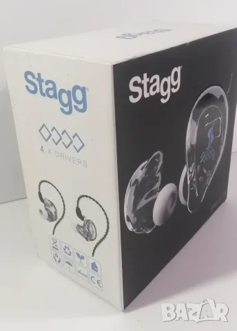 In-ear слушалки Stagg SPM-235, снимка 2 - Слушалки и портативни колонки - 51778509