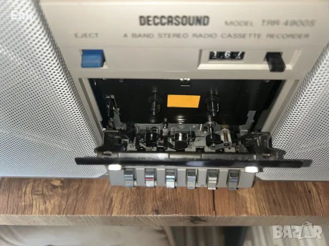 Ретро винтидж касетофон Deccasound TRR-4900S., снимка 5 - Радиокасетофони, транзистори - 55900624