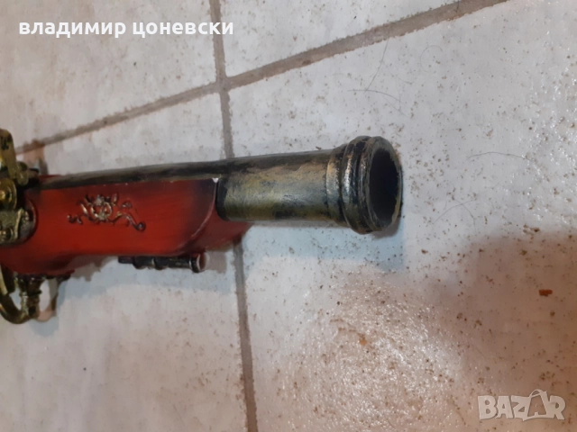 Стар красив кремъчен пистолет,пищов,оръжие, снимка 6 - Колекции - 42703780