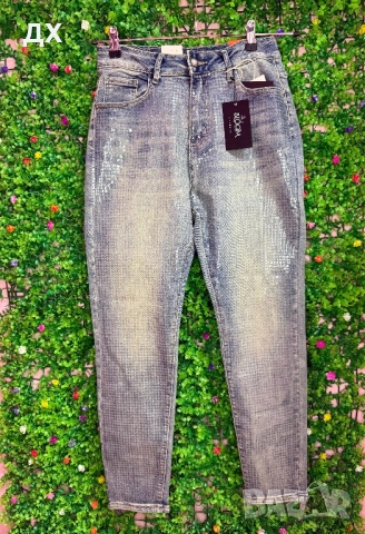 Дънки с висока талия, снимка 2 - Дънки - 52073762