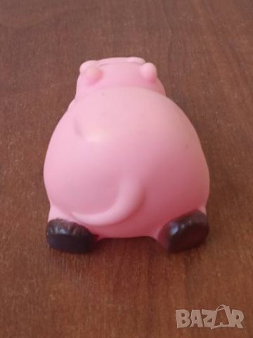 Гумено розово хипопотамче, снимка 3 - Дрънкалки и чесалки - 42293709